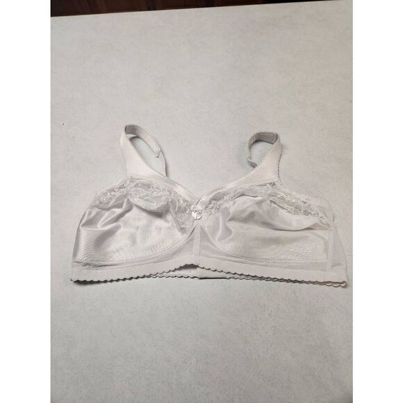 Glamorise 1000 Magic Lift Full Figure Support Bra 46D White - Picture 1 of 3